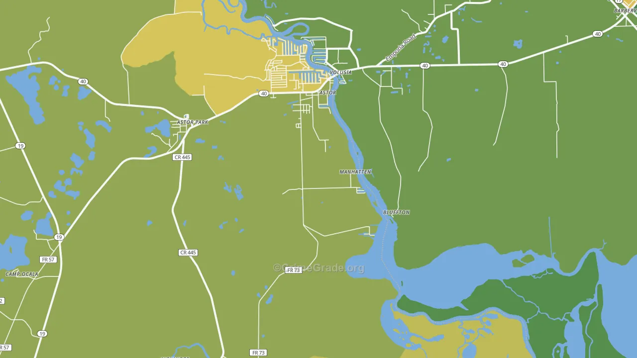 Astor Park, FL Map of Vandalism Rates