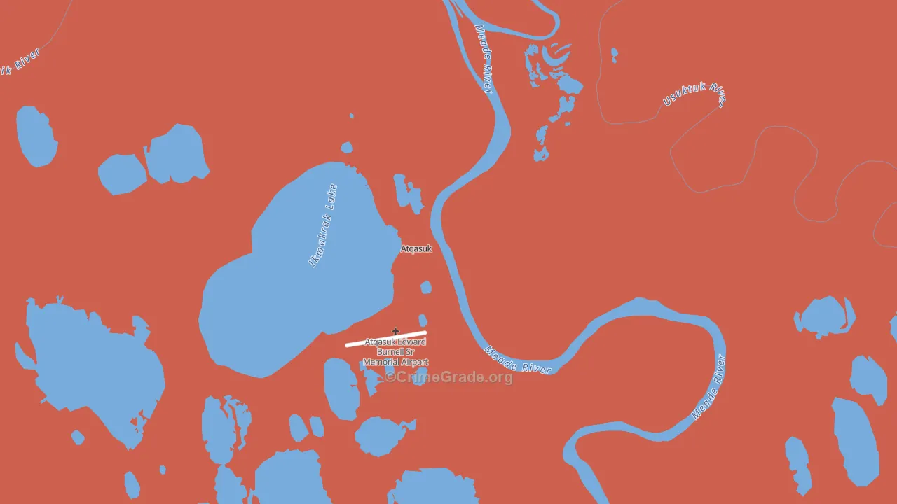 Atqasuk, AK Map of Vandalism Rates