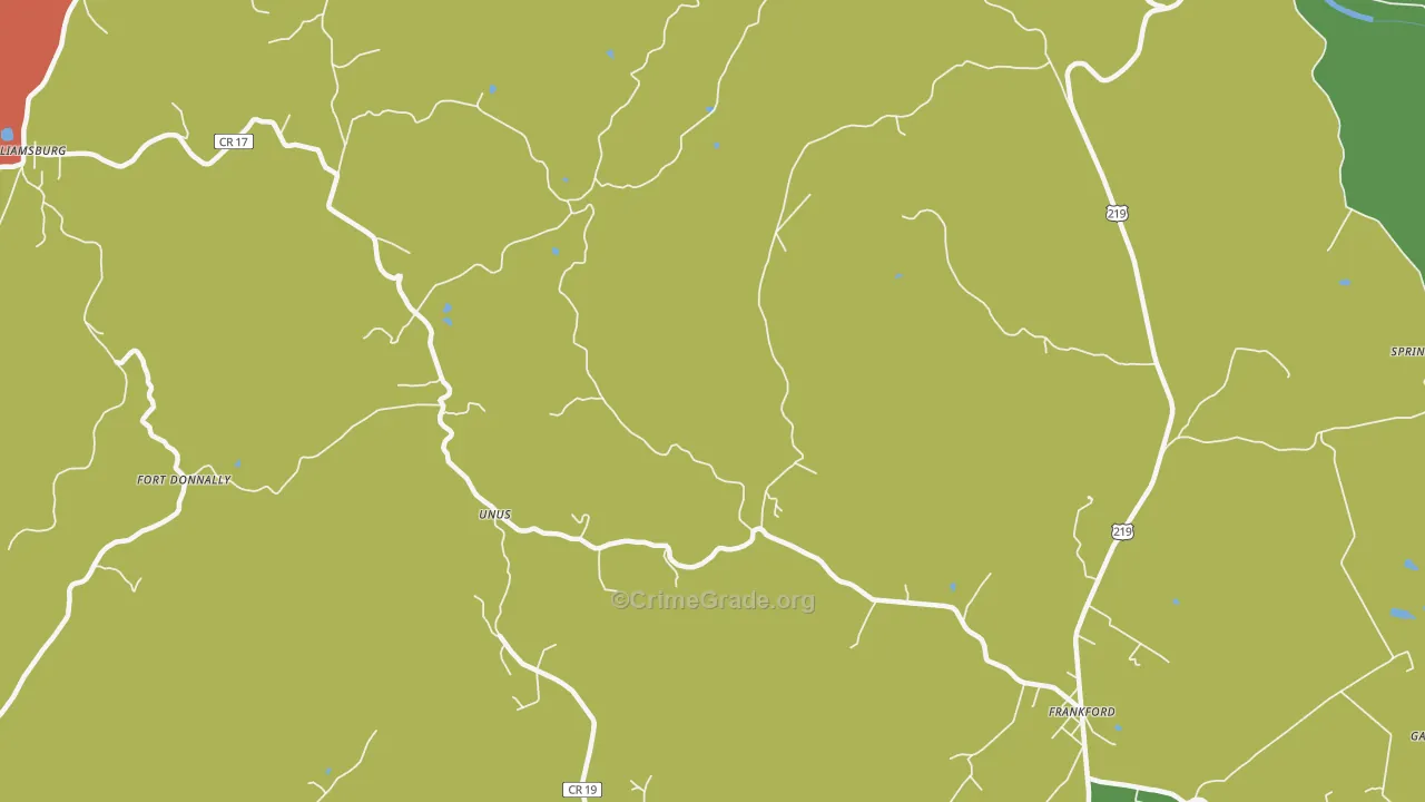 Auto, WV Map of Vandalism Rates