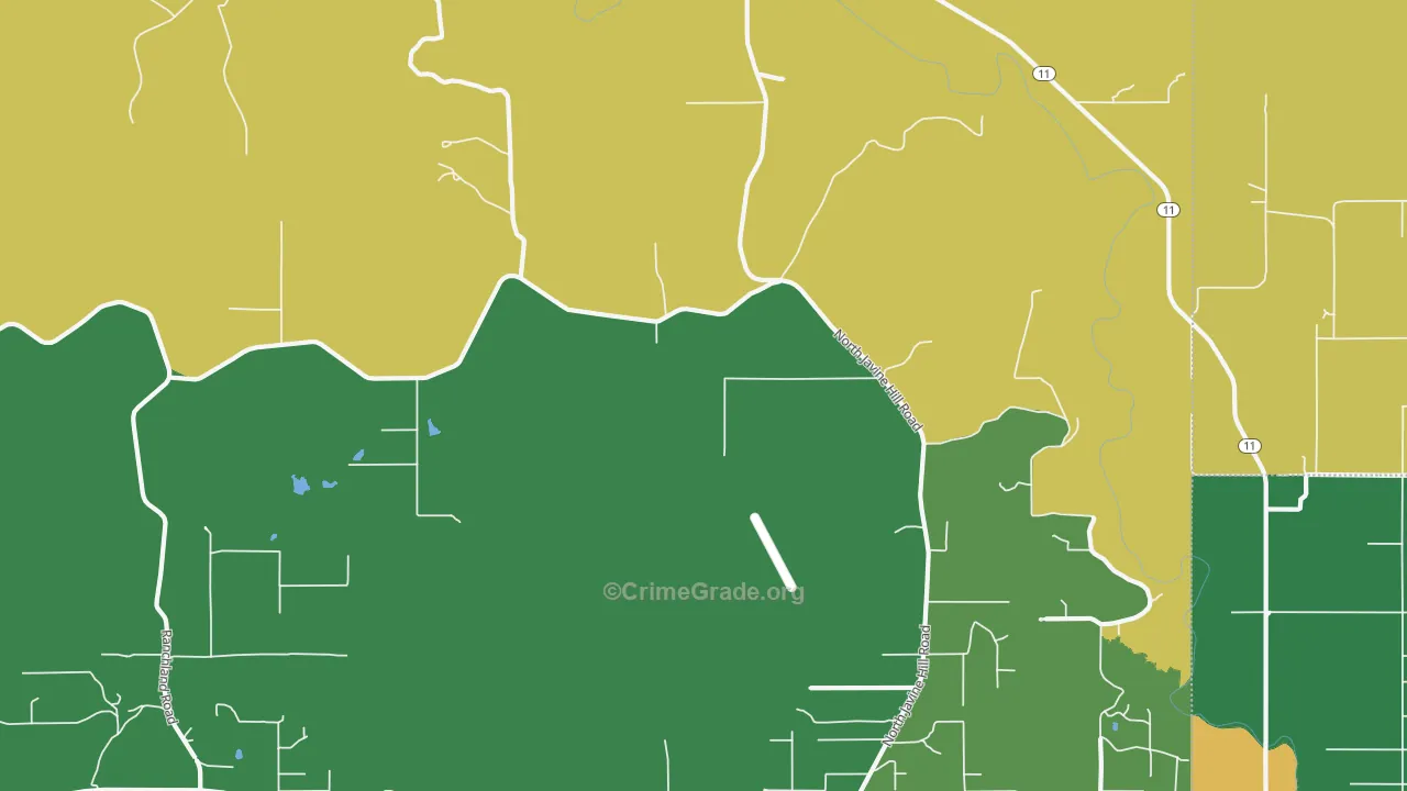 Avant, OK Map of Vandalism Rates