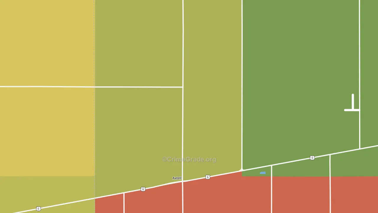 Axtell, NE Map of Vandalism Rates