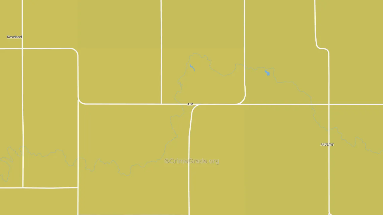 Ayr, NE Map of Vandalism Rates