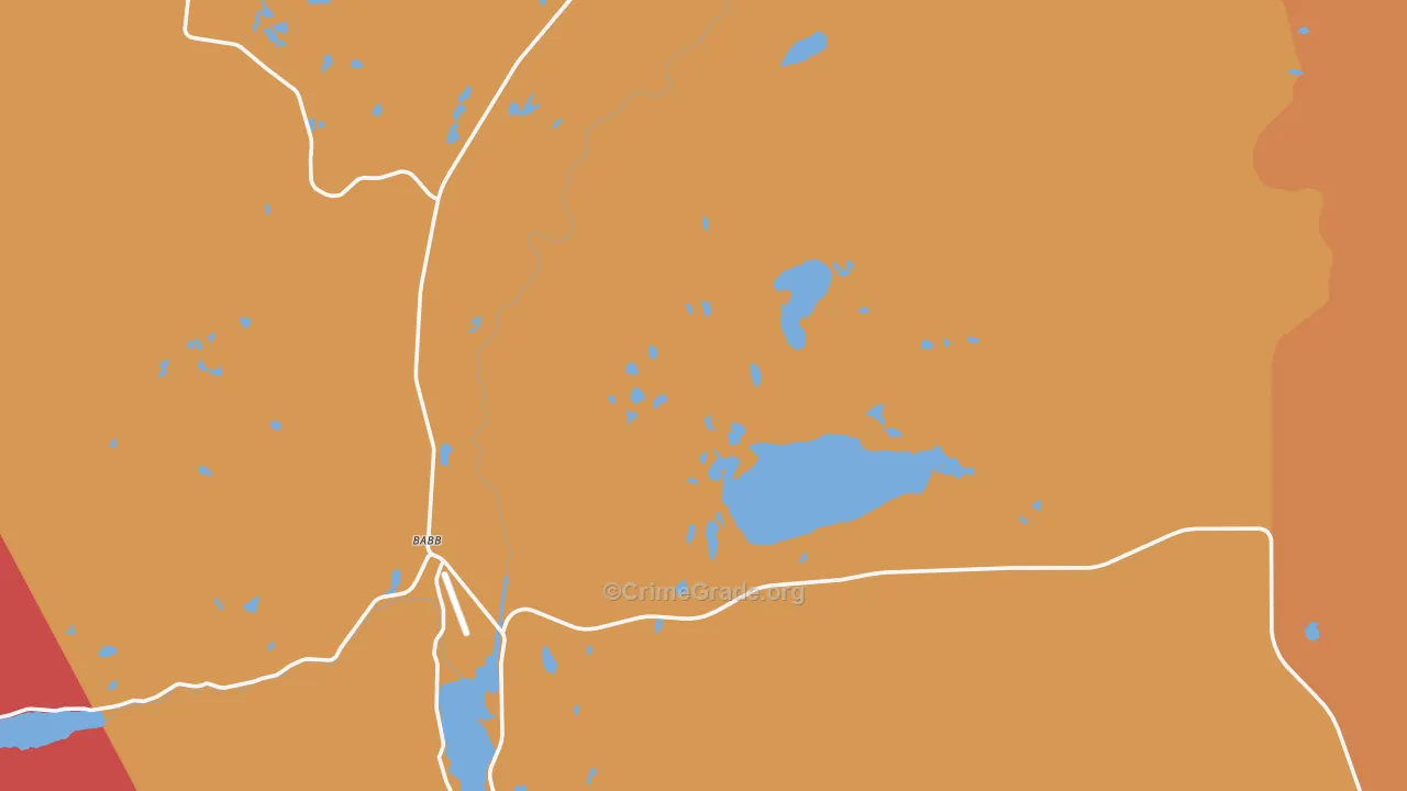 Babb, MT Map of Vandalism Rates