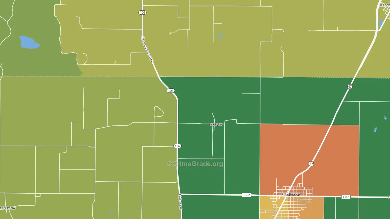 Barrow, IL Map of Vandalism Rates