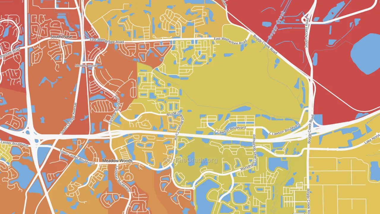 Beacon Park, Meadow Woods, FL Map of Vandalism Rates