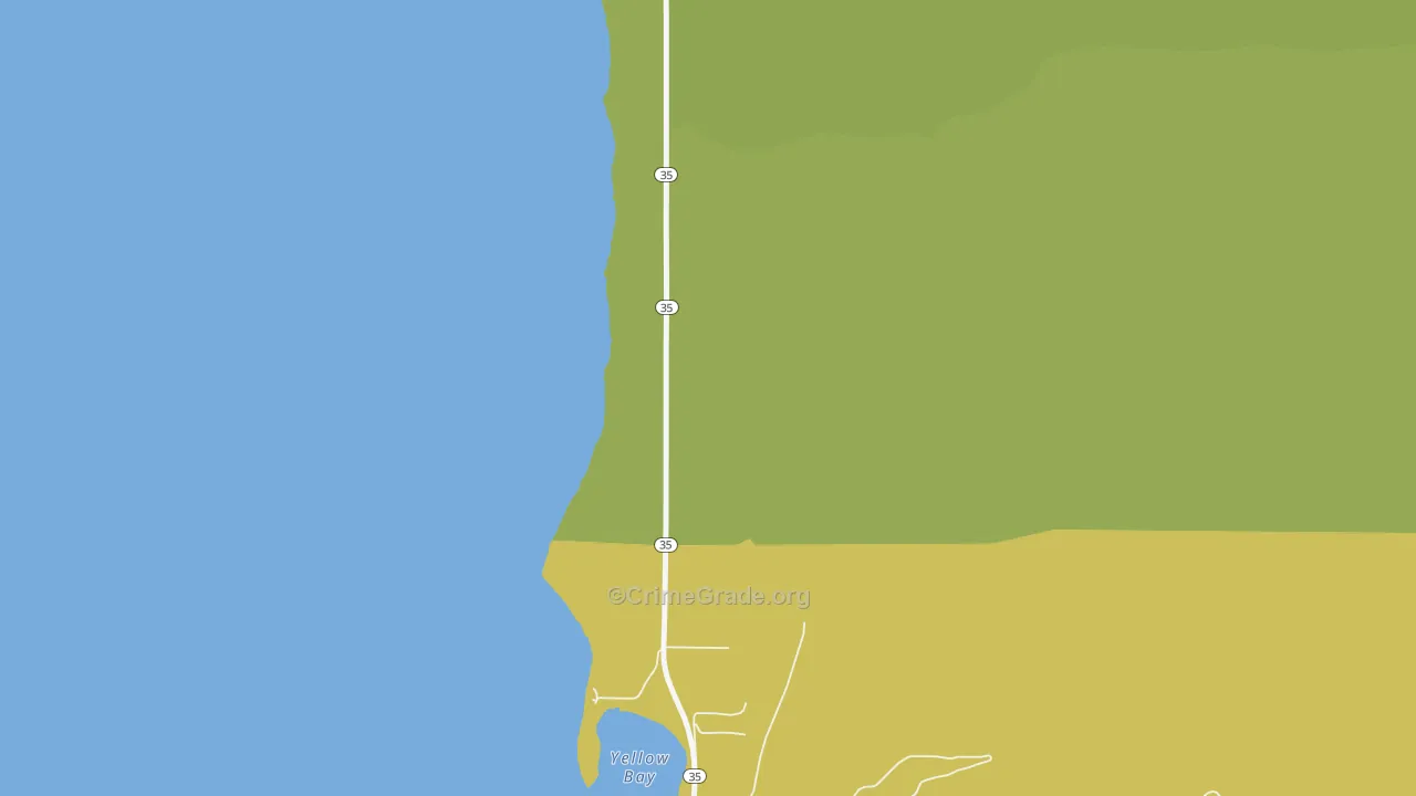 Bear Dance, MT Map of Vandalism Rates