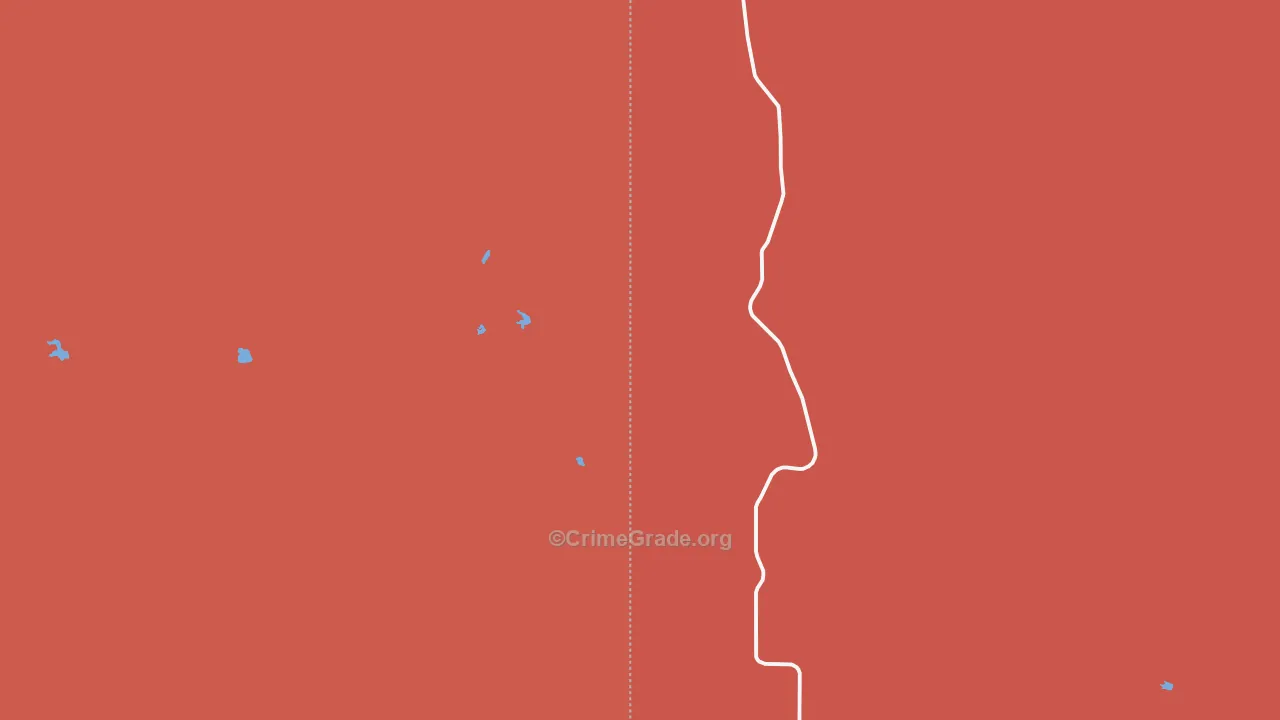 Belvidere, SD Map of Vandalism Rates