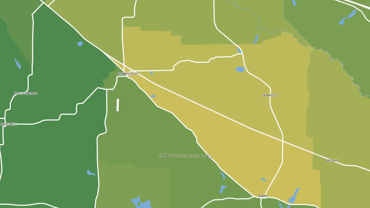 Ben Wheeler, TX Map of Vandalism Rates