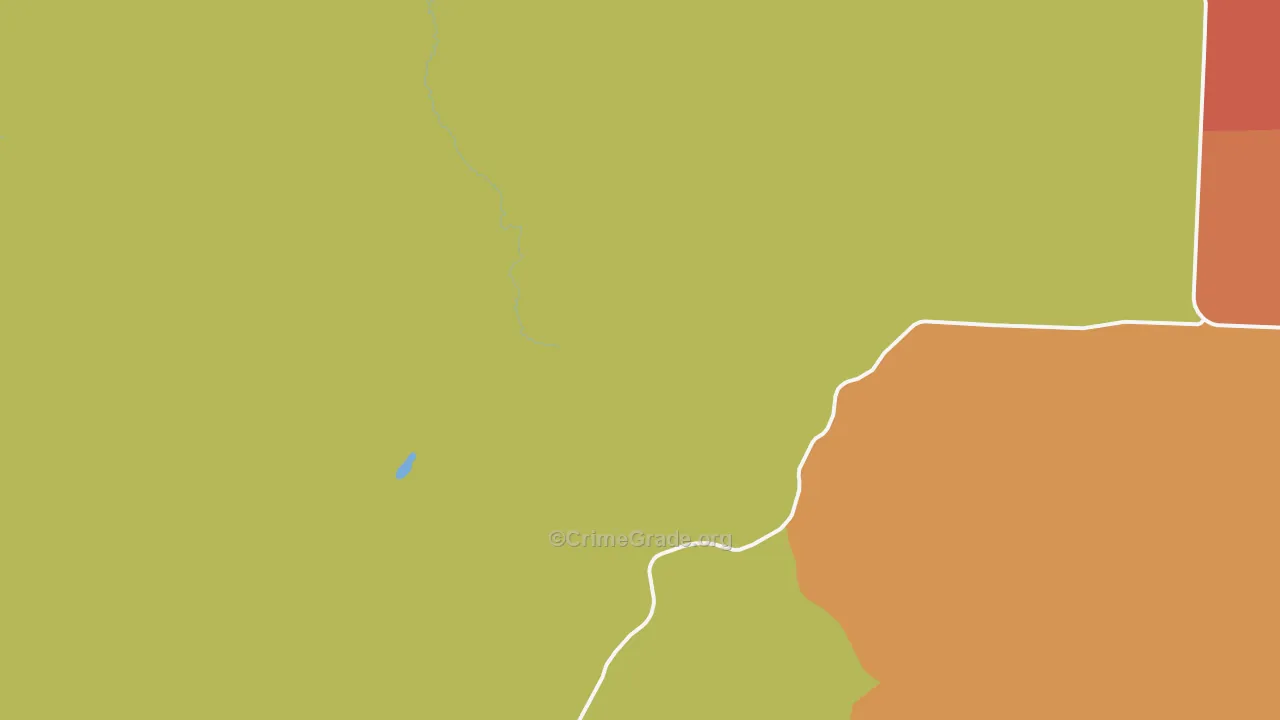 Benoit, WI Map of Vandalism Rates