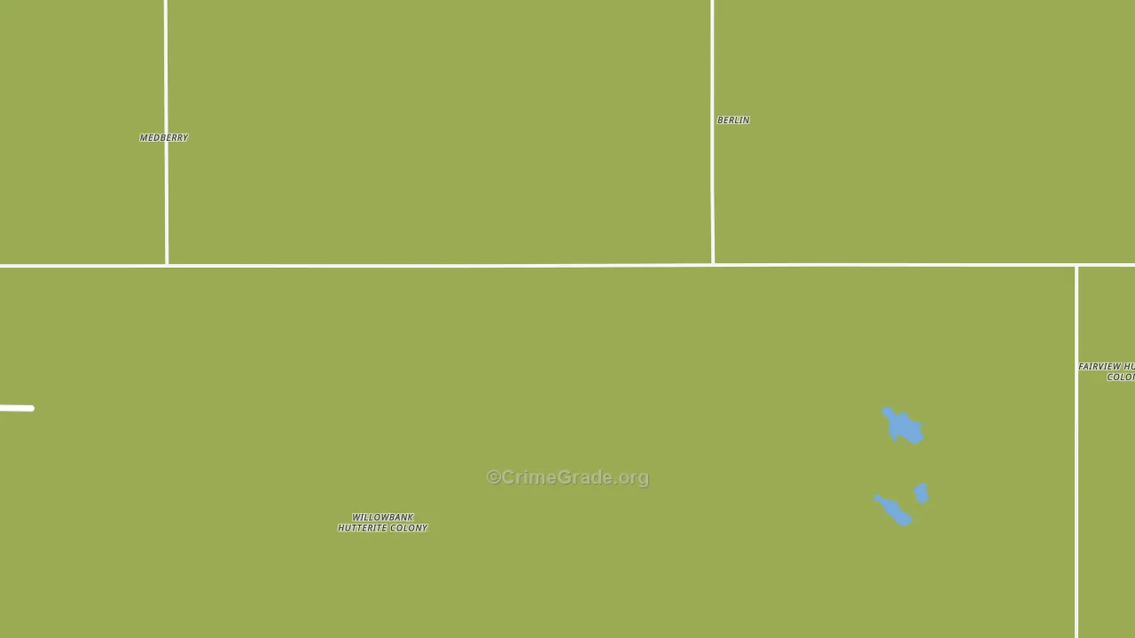 Berlin, ND Map of Vandalism Rates