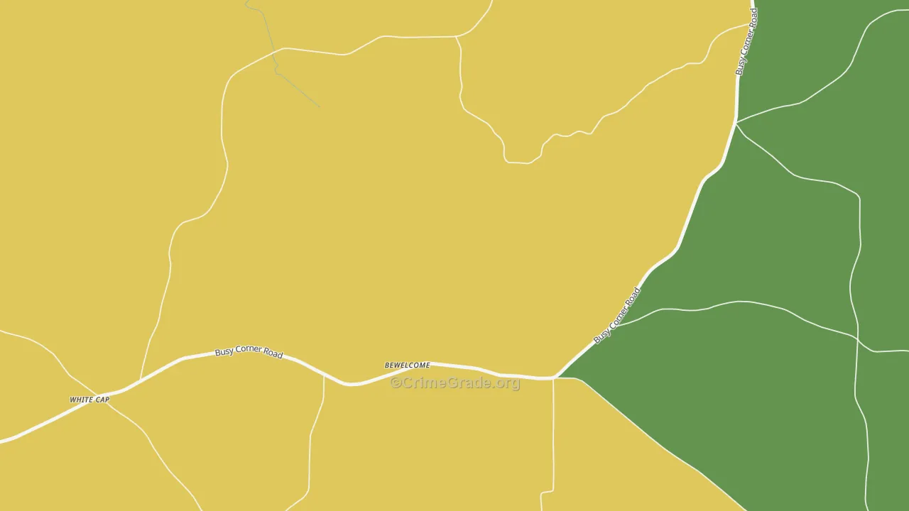 Bewelcome, MS Map of Vandalism Rates