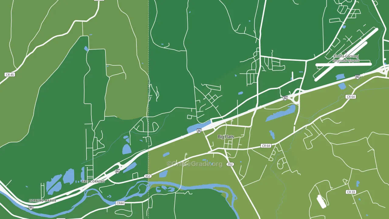 Big Flats, NY Map of Vandalism Rates