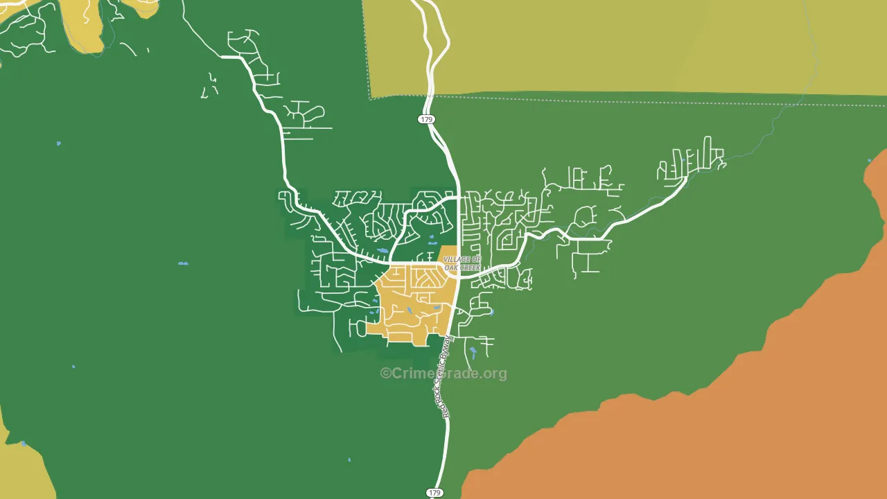 Big Park, AZ Map of Vandalism Rates