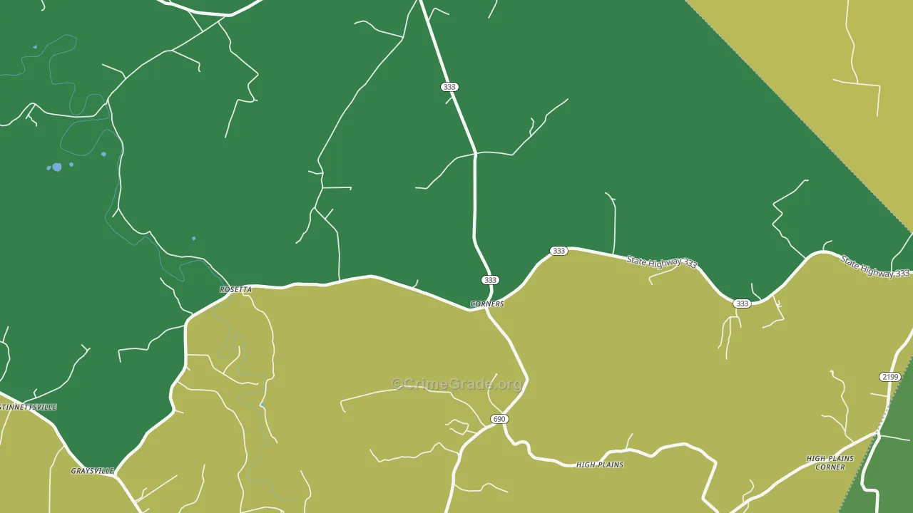 Big Spring, KY Map of Vandalism Rates