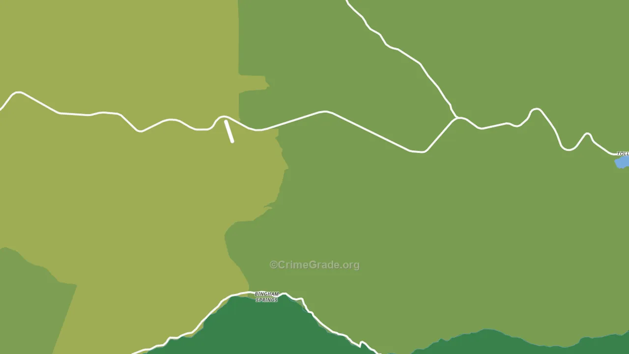 Bingham Springs, OR Map of Vandalism Rates