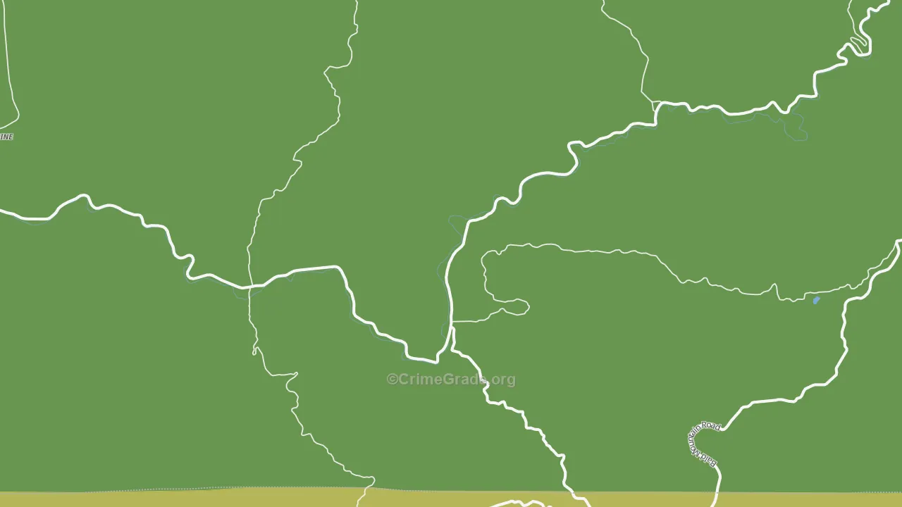 Blaine, OR Map of Vandalism Rates