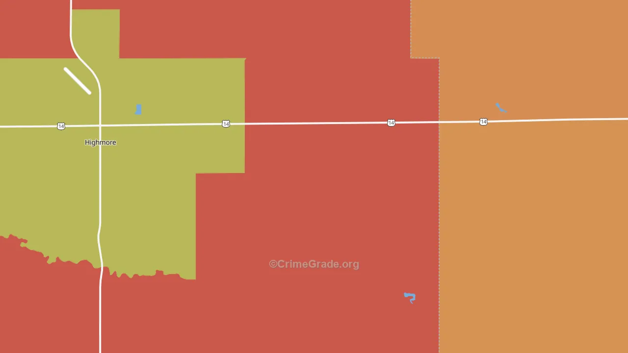 Bramhall, SD Map of Vandalism Rates