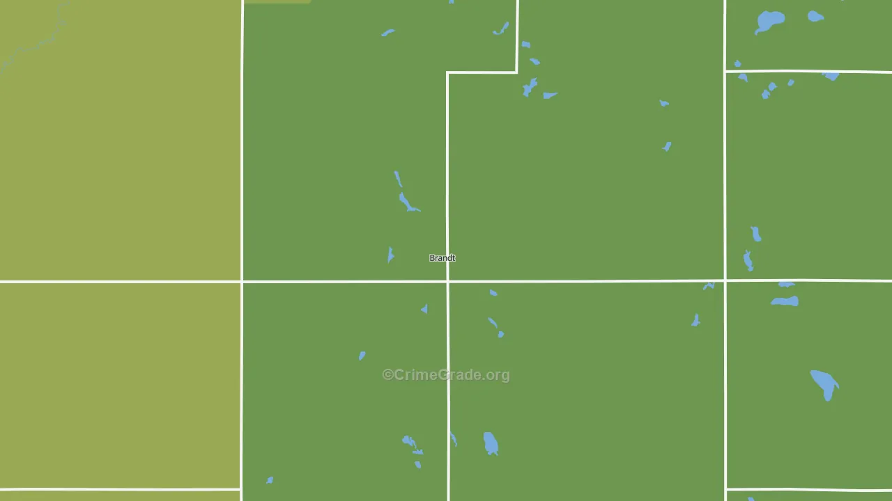 Brandt, SD Map of Vandalism Rates