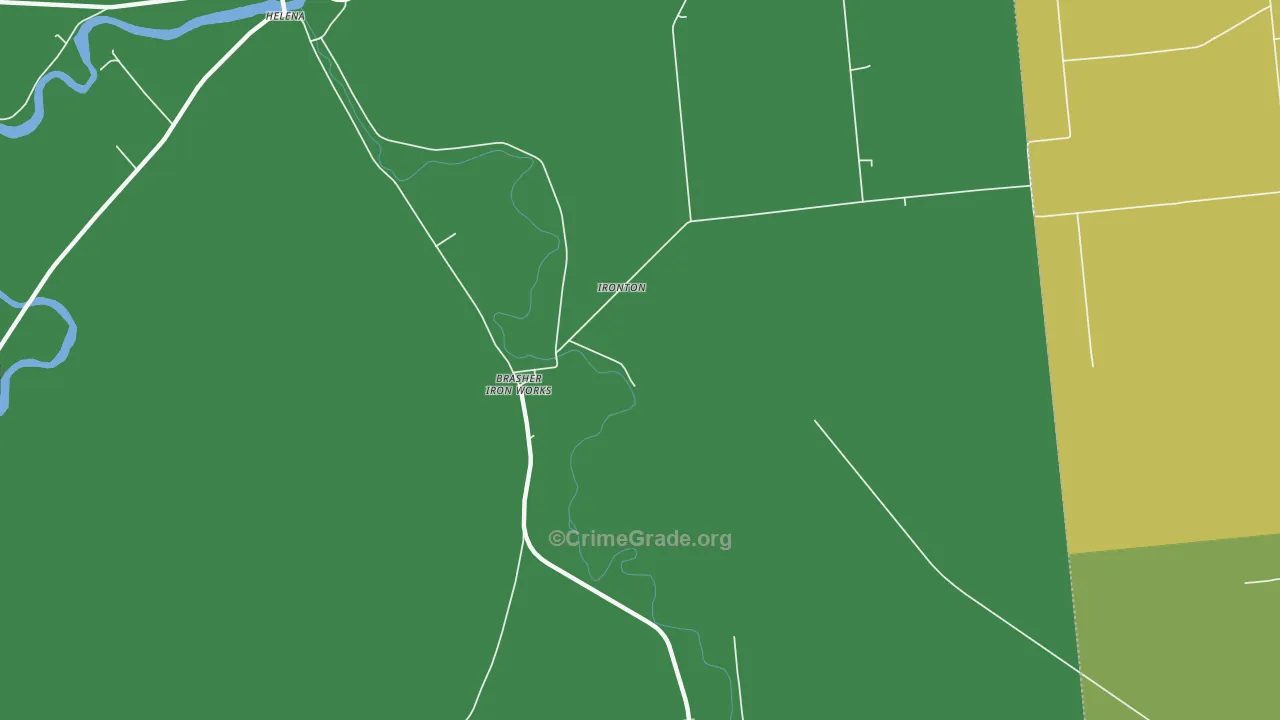 Brasher Iron Works, NY Map of Vandalism Rates