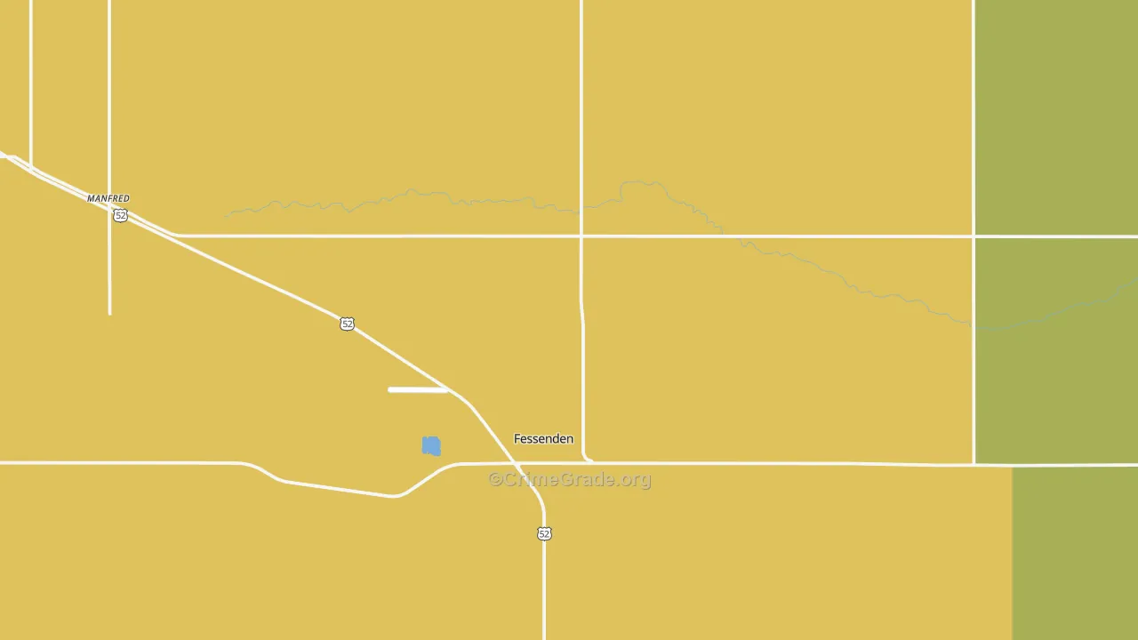Bremen, ND Map of Vandalism Rates