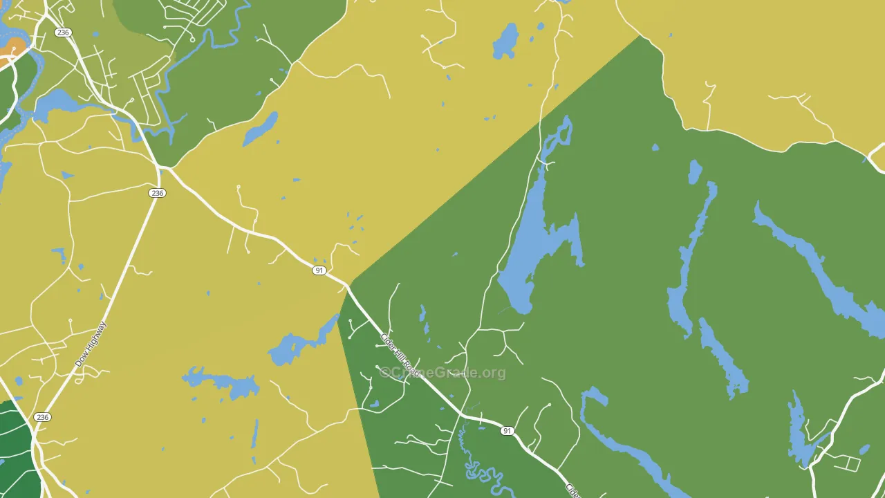Brixham, ME Map of Vandalism Rates