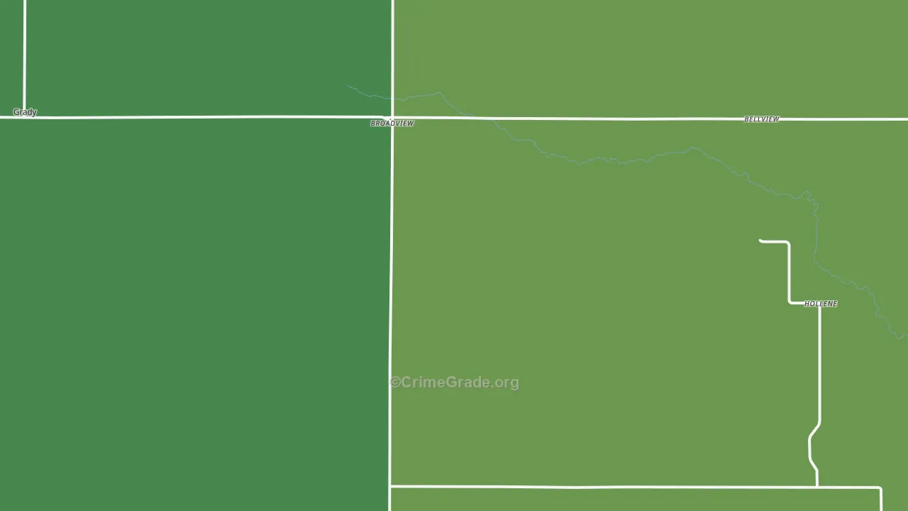 Broadview, NM Map of Vandalism Rates