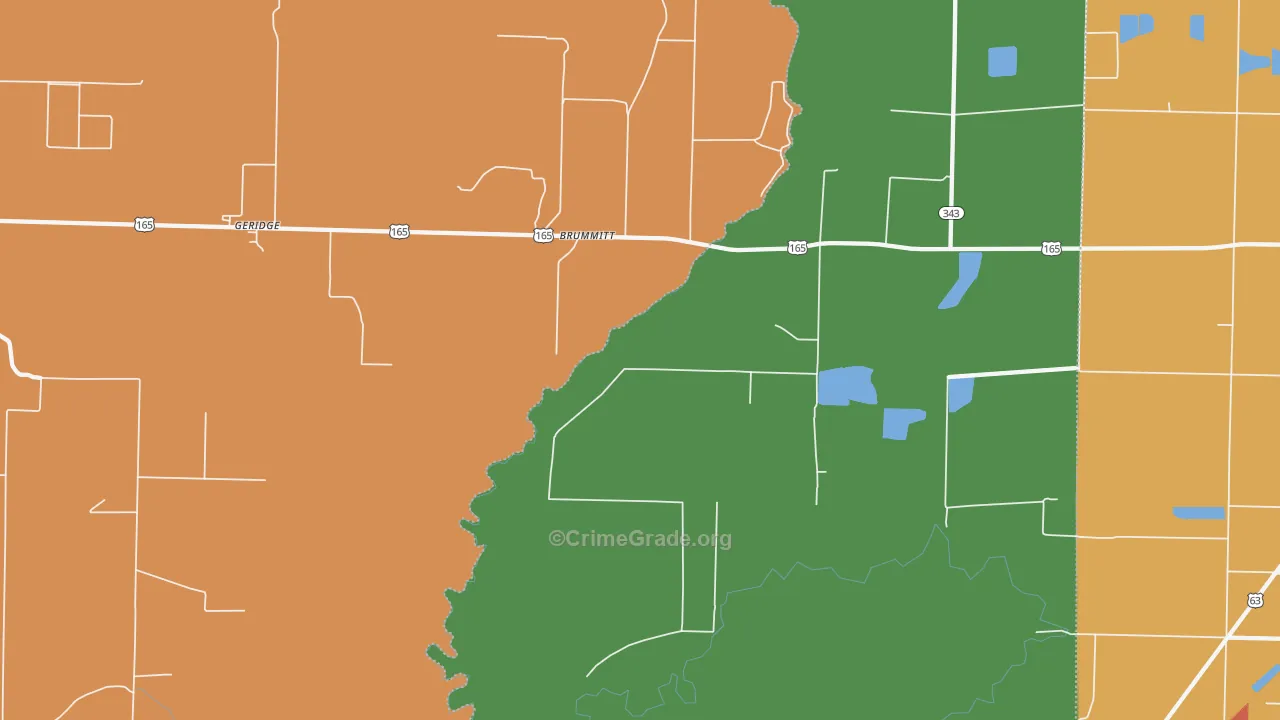 Brummitt, AR Map of Vandalism Rates