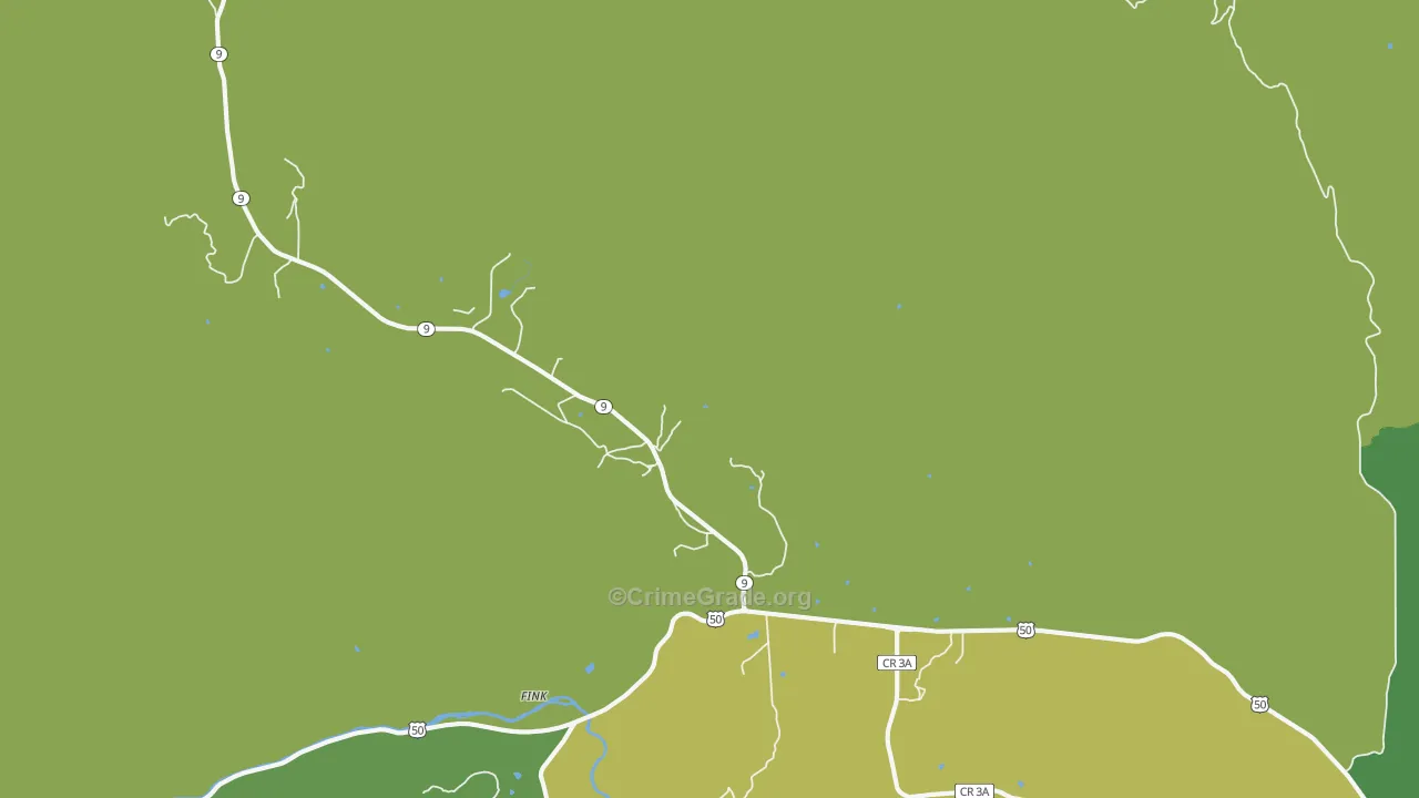 Buckskin Joe, CO Map of Vandalism Rates