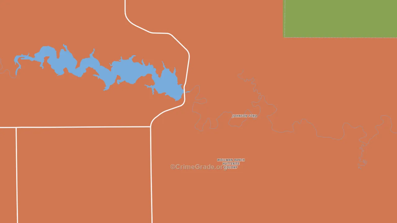 Buckskin, ND Map of Vandalism Rates