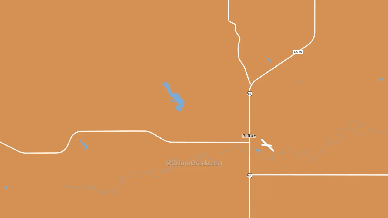 Buffalo, SD Map of Vandalism Rates