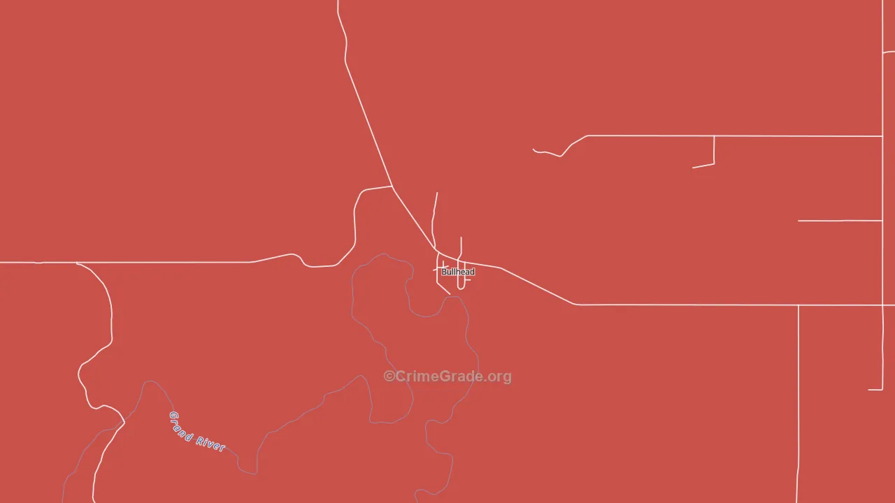 Bullhead, SD Map of Vandalism Rates