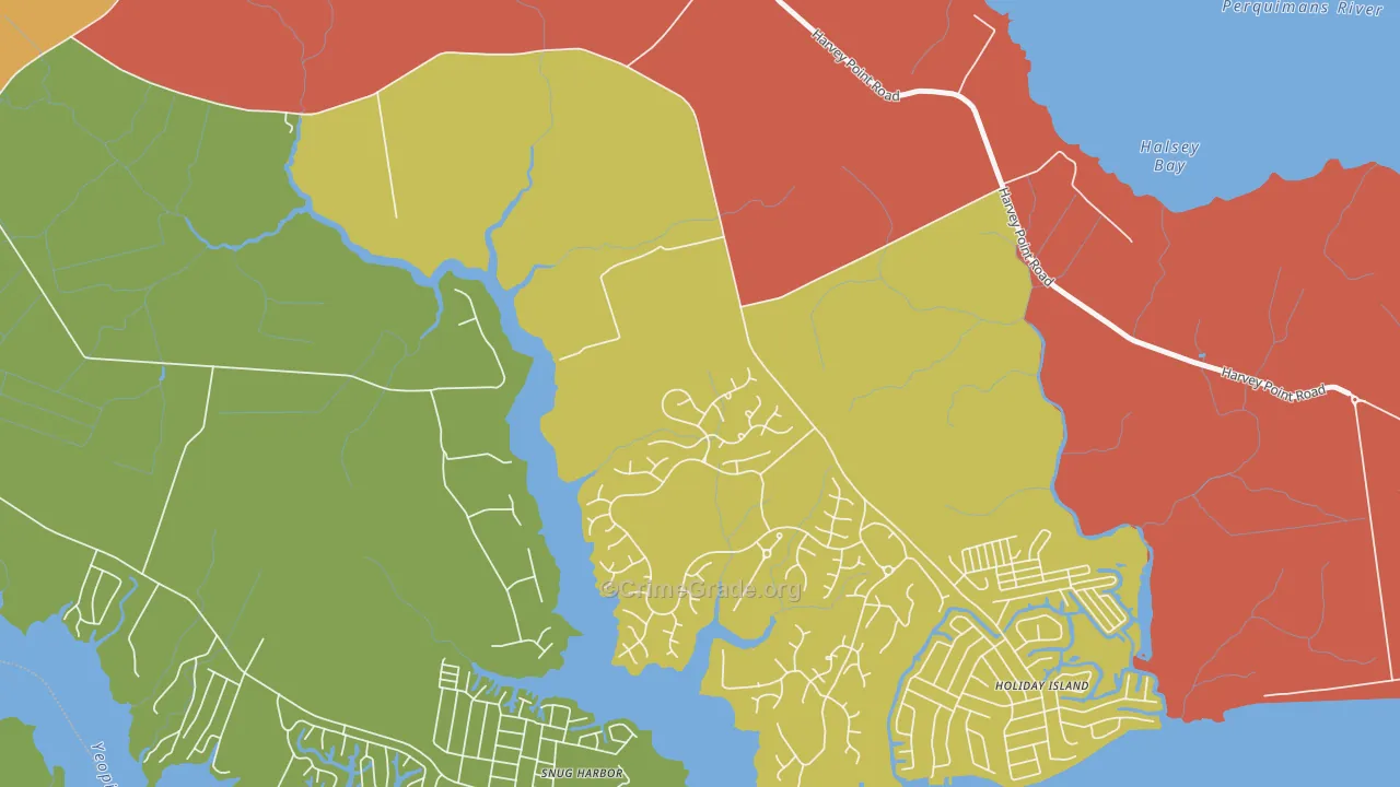 Burgess, NC Map of Vandalism Rates