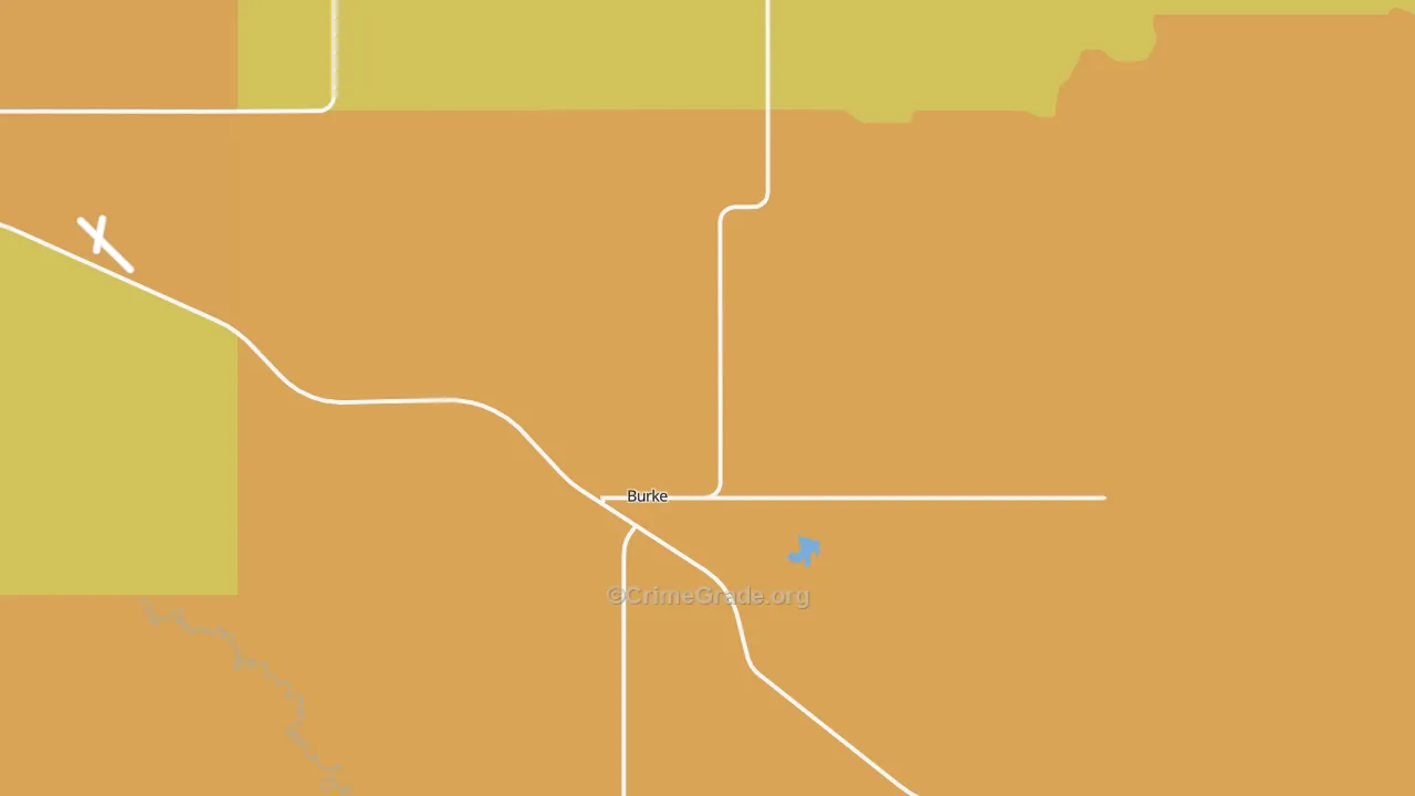 Burke, SD Map of Vandalism Rates