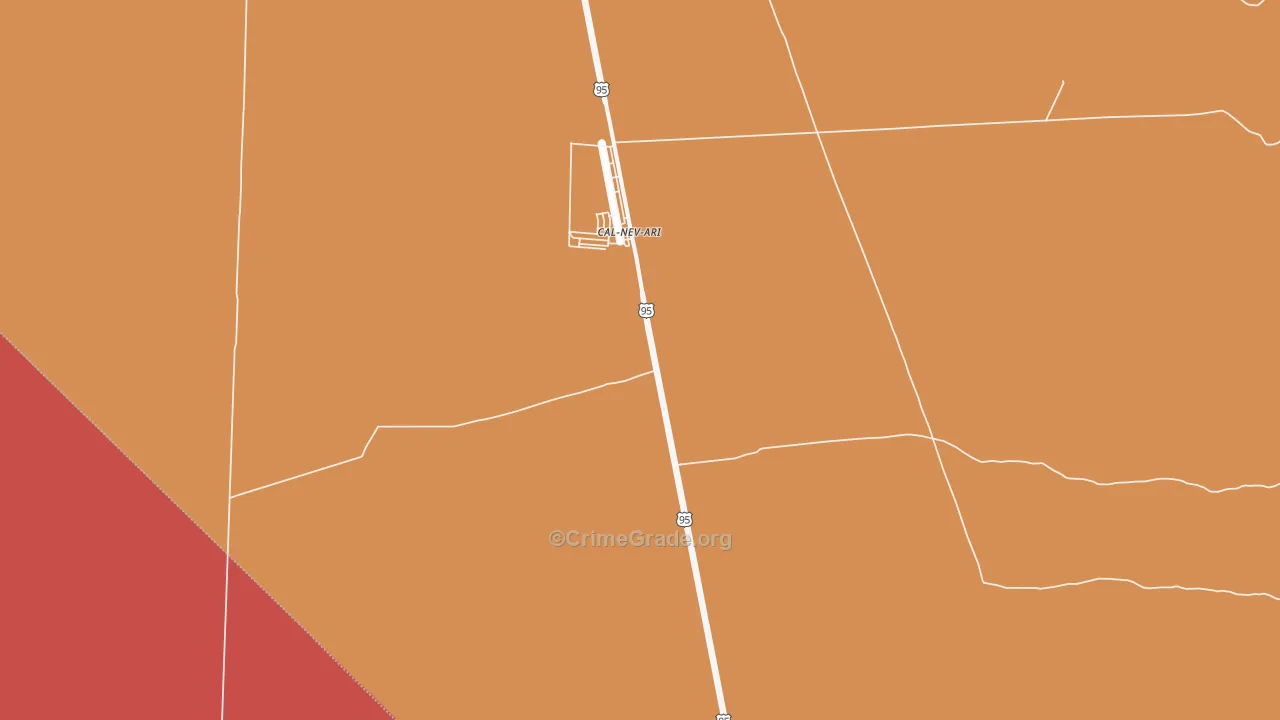 Cal Nev Ari, NV Map of Vandalism Rates