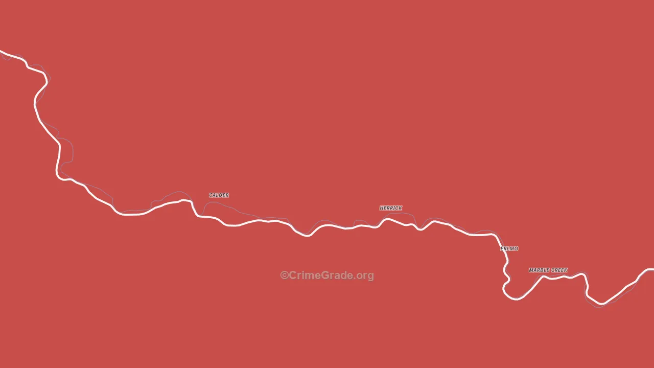 Calder, ID Map of Vandalism Rates