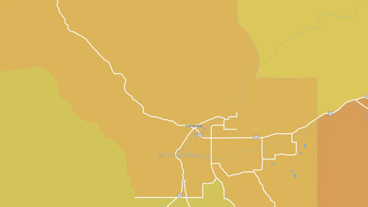 Cambridge, ID Map of Vandalism Rates