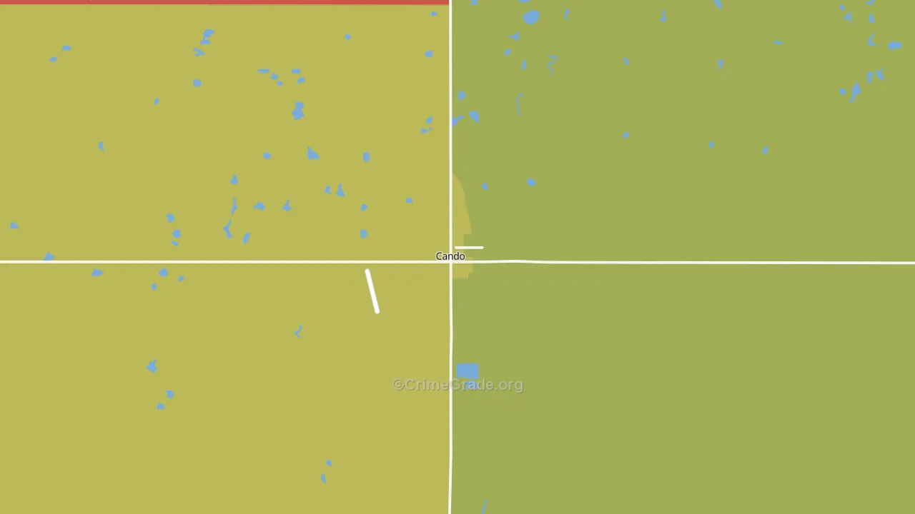 Cando, ND Map of Vandalism Rates