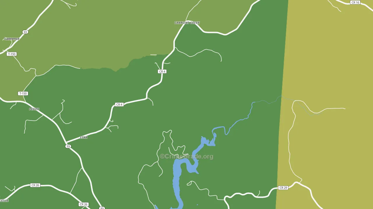 Cannons Creek, OH Map of Vandalism Rates