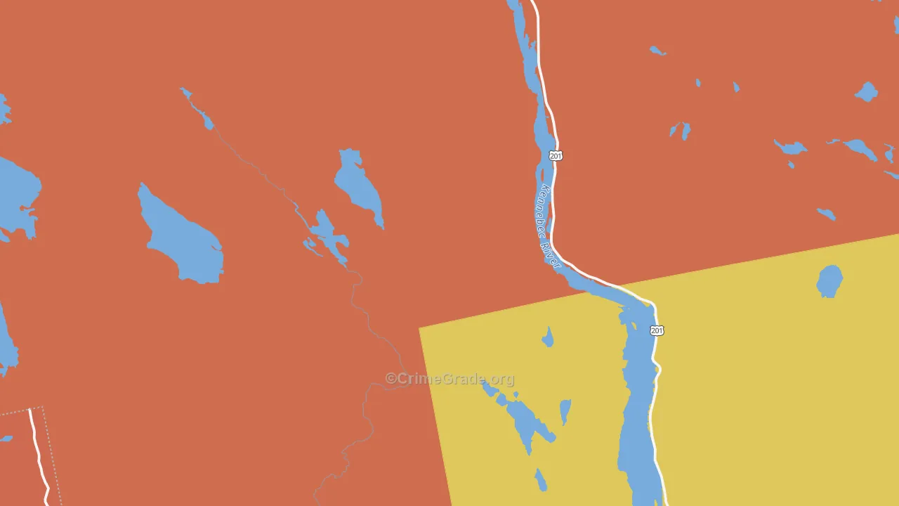 Caratunk, ME Map of Vandalism Rates