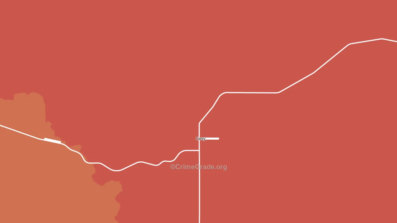 Carey, ID Map of Vandalism Rates