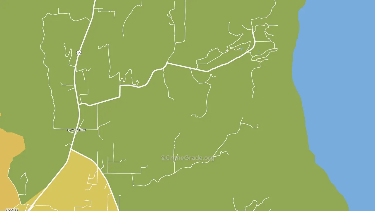 Careywood, ID Map of Vandalism Rates