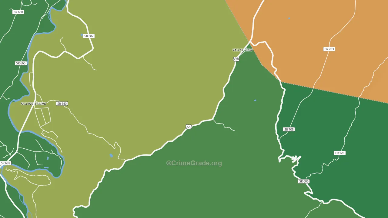 Carloover, VA Map of Vandalism Rates