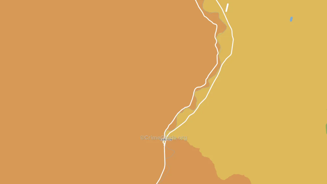 Carlton, WA Map of Vandalism Rates