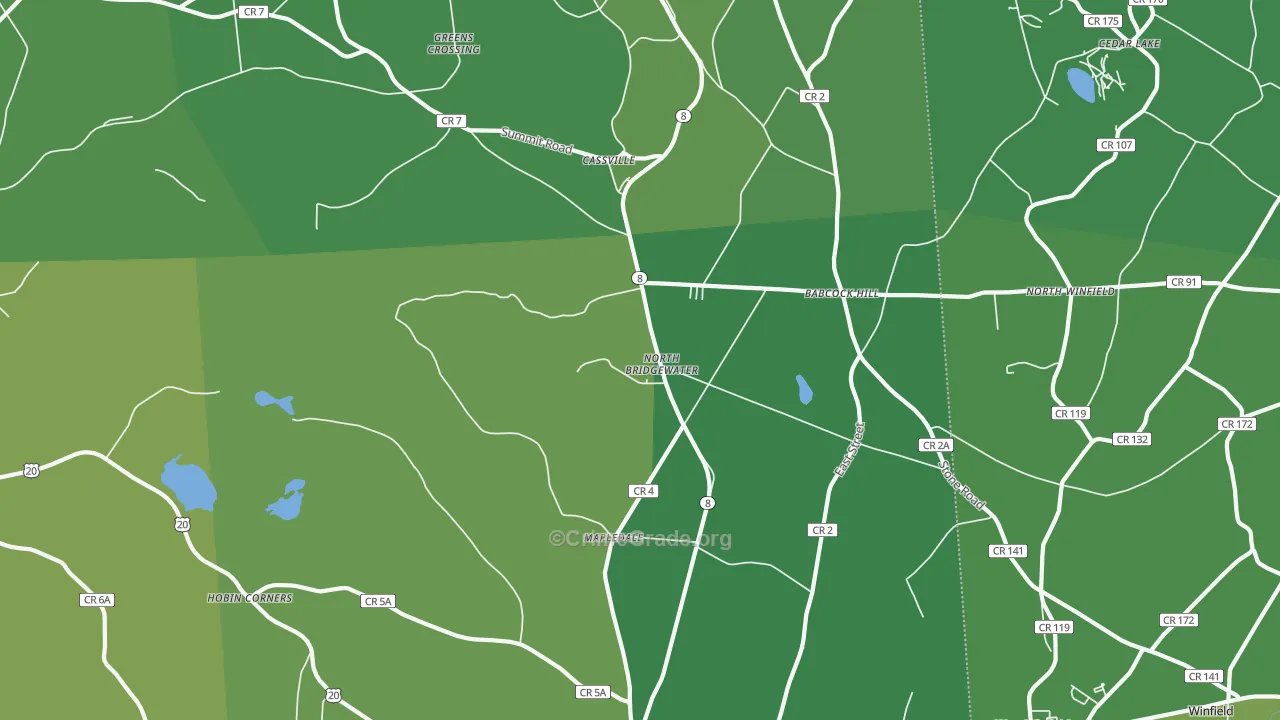 Cassville, NY Map of Vandalism Rates