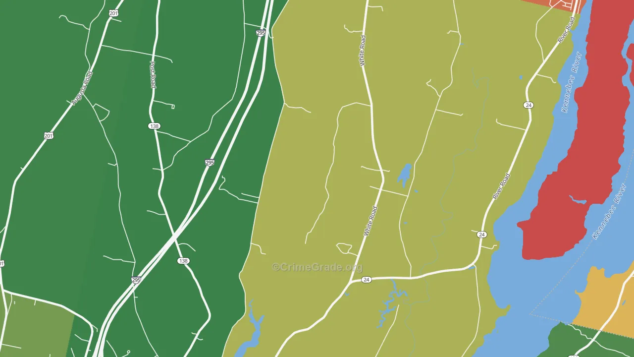 Cathance, ME Map of Vandalism Rates