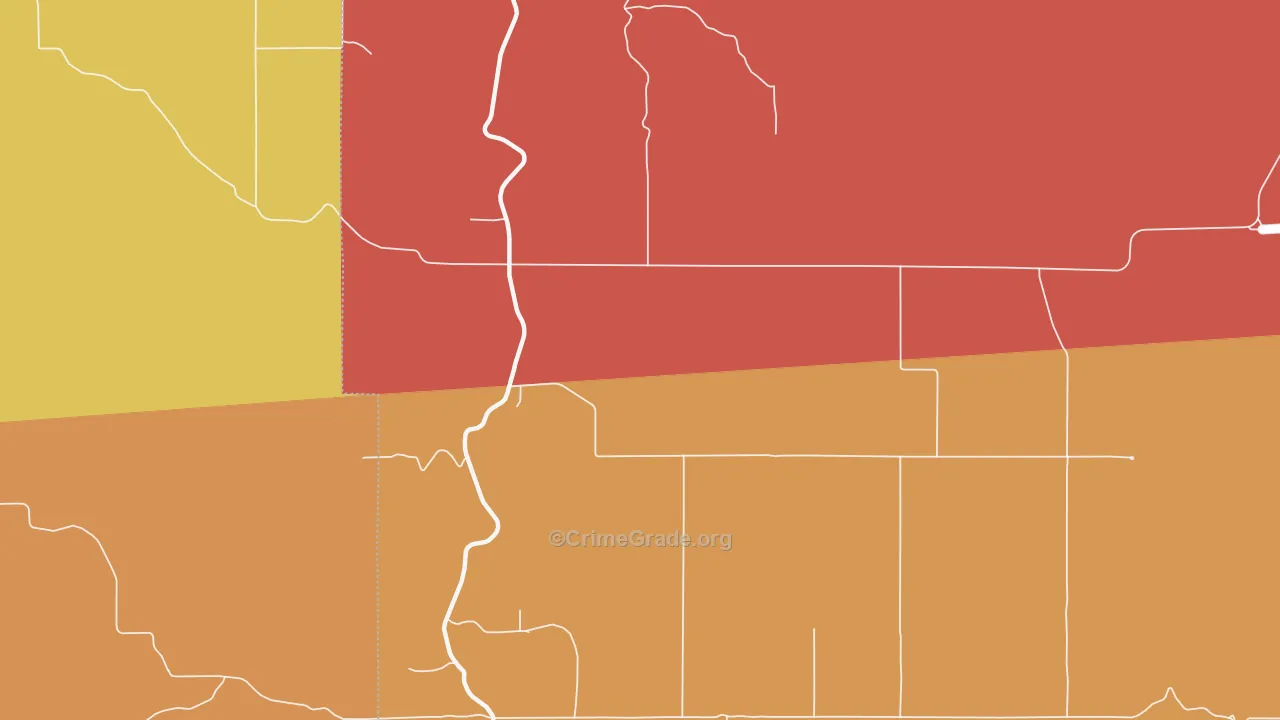 Cavendish, ID Map of Vandalism Rates