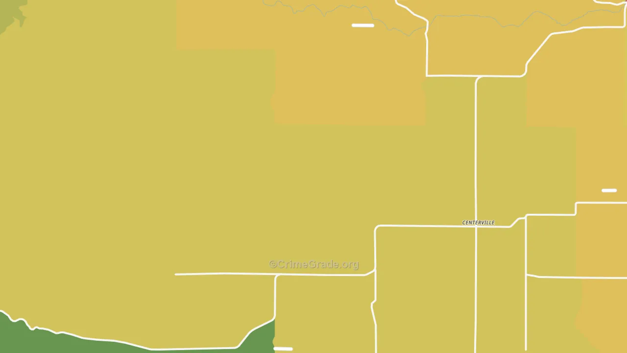 Centerville, WA Map of Vandalism Rates