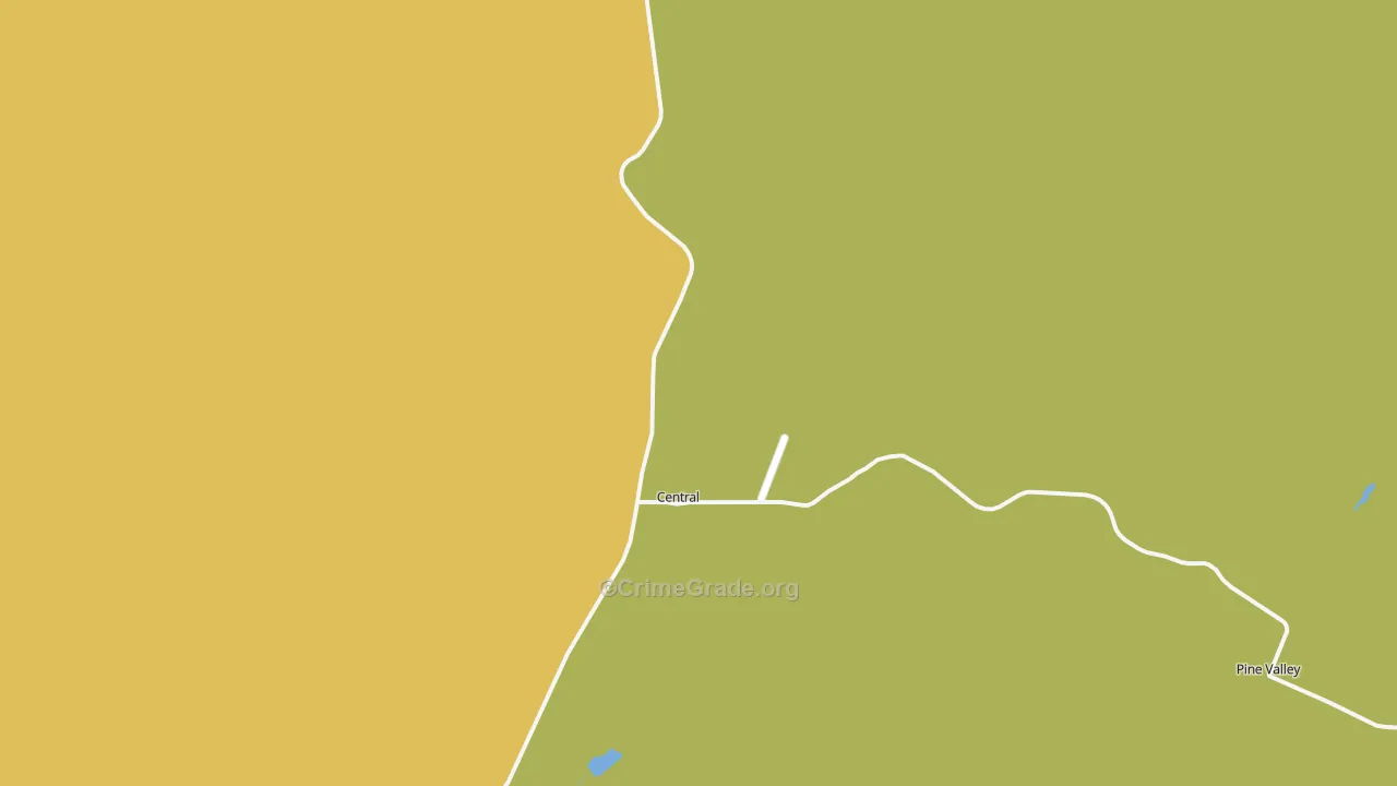 Central, UT Map of Vandalism Rates
