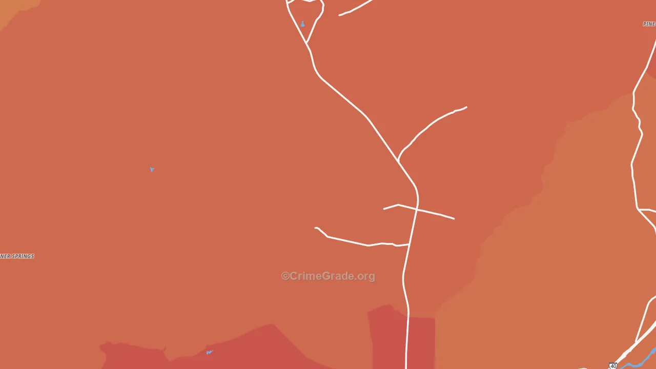 Chambers, AZ Map of Vandalism Rates