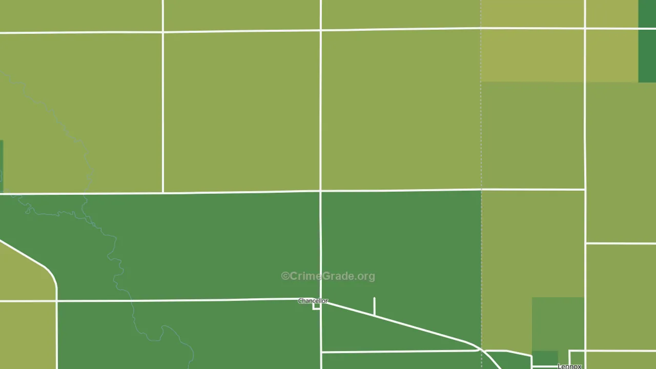 Chancellor, SD Map of Vandalism Rates